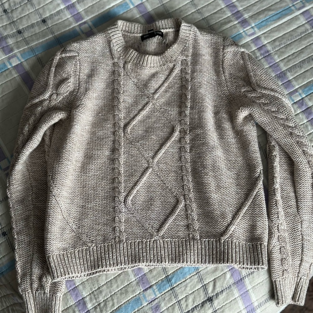 Banana Republic Knit Sweater in Beige Marl